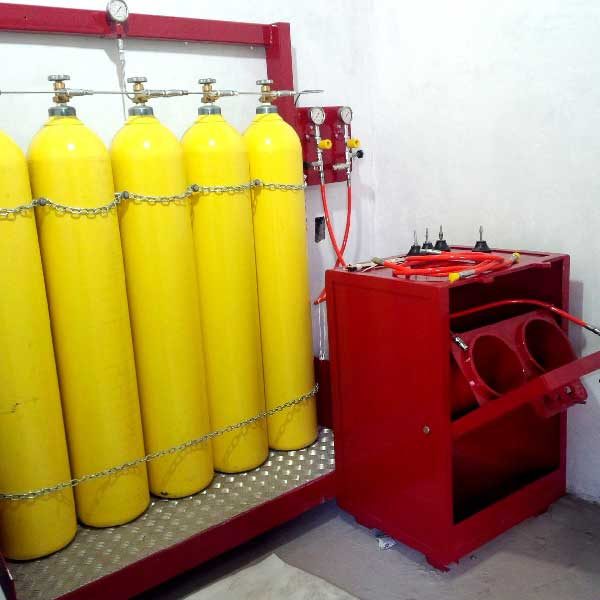 SISTEMA FIXO PARA RECARGA DE CILINDRO COM 01 NICHO